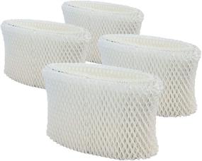 img 4 attached to 🔍 PURBURG 4-Pack Wick Filters for Kaz Vicks WF2, Vicks V3100, Vicks V3500N, Vicks V3500, Vicks V3700, Vicks V3800, Vicks V3900, Kaz 3020, Sunbeam 1118 Series, Honeywell HCM-350, Honeywell HCM-630, Honeywell HCM-300T, Relion WA-8D, Enviracaire ECM-500