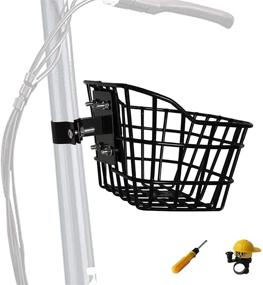 img 4 attached to 🚲 Kid's Bike Basket with Fixed Holder: Ultimate Biking Accessories Kit for Toddlers and Youngsters