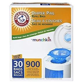 img 4 attached to 🎒 Munchkin Arm &amp; Hammer Diaper Pail Snap, Seal and Toss Refill Bags - 900 Count, Pack of 30