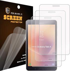 img 2 attached to 📱 Premium Clear Screen Protector [3-PACK] for Samsung Galaxy Tab A 8.0 Inch (2017) / (SM-T380) by Mr.Shield - Lifetime Replacement