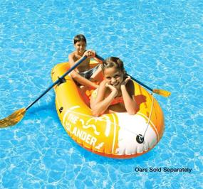 img 1 attached to 🚤 Poolmaster 87420: The Ultimate Islander Inflatable Boat for Pools and Lakes