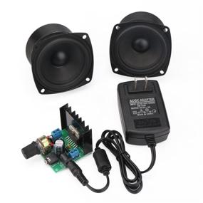 img 4 attached to 🔊 DROK Mini Amplifier Board 6V-18V, Portable Stereo Digital Amp Module, Audio Amplify Dual Channel 15W+15W