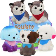 🔸 squeeze away stress with pokonboy squishy squishies supplies reliever logo