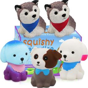 img 4 attached to 🔸 Squeeze Away Stress with POKONBOY Squishy Squishies Supplies Reliever
