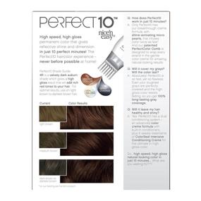 img 3 attached to Clairol Perfect 10 Dark Auburn Hair Dye: Long-lasting, vibrant color - 2 pack