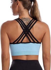 img 4 attached to 👗 Enhance Your Fitness Routine with Balanway Seamless Strappy Support Workout Clothing: Perfect for Lingerie, Sleep & Lounge