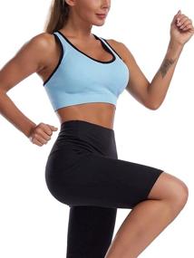 img 1 attached to 👗 Enhance Your Fitness Routine with Balanway Seamless Strappy Support Workout Clothing: Perfect for Lingerie, Sleep & Lounge