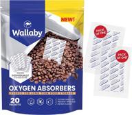 🥫 wallaby 2500cc oxygen absorbers – 20 pack (individually sealed) – long term food storage & survival supplies – mylar bags, canning, harvest right freeze dryer, dehydrated & preserved foods – fda food safe логотип