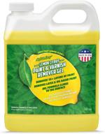 🍋 safe ‘n easy lemon citrus paint &amp; varnish remover gel: eliminate 15+ layers of paint safely with no harmful fumes and non-toxic formulation, refreshing lemon scent (32oz) logo