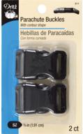 🔒 dritz 511 contoured parachute buckle 3/4-inch strap - black (2-pack) logo