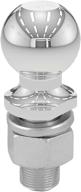 π curt 40030 chrome trailer hitch ball | heavy-duty 15,000 lbs capacity | 2-5/16-inch diameter | 1-1/4 x 2-5/8-inch shank logo