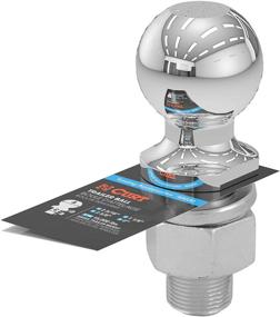 img 1 attached to 🚚 CURT 40030 Chrome Trailer Hitch Ball | Heavy-Duty 15,000 lbs Capacity | 2-5/16-Inch Diameter | 1-1/4 x 2-5/8-Inch Shank