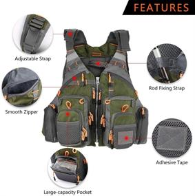 img 3 attached to 🎣 Lixada Outdoor Fishing Vest with Advanced Mesh Technology for Unmatched Breathability and Optimal Performance in Fly Fishing Activities