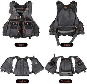 img 1 attached to 🎣 Lixada Outdoor Fishing Vest with Advanced Mesh Technology for Unmatched Breathability and Optimal Performance in Fly Fishing Activities