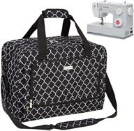 🧵 spacious and stylish nicogena sewing machine carrying case - perfect tote for singer, brother, janome and accessories logo