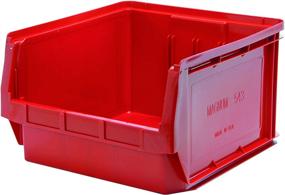 img 1 attached to 🚀 QMS543RD Magnum Heavy-Duty Plastic Storage Bin by Quantum Storage