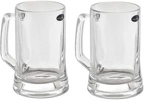 img 4 attached to 🍺 Amlong Crystal Lead-Free Beer Mug - 12 oz (Ideal for 1 Bottle), Set of 2: Enhance Your Beer Drinking Experience!