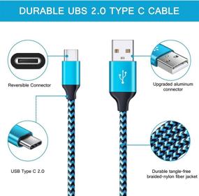 img 2 attached to High-Speed USB Type C Charging Cable with Wall Charger: Compatible with Moto G Stylus/Play/Power (2021), G10, G30, G 5G Plus, G9 Plus, Razr 5G, Pixel 5/4/3 5g, Samsung Galaxy S21/S20 Note21/20/10/9 A52