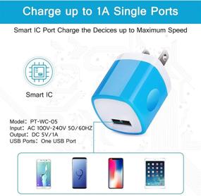 img 3 attached to High-Speed USB Type C Charging Cable with Wall Charger: Compatible with Moto G Stylus/Play/Power (2021), G10, G30, G 5G Plus, G9 Plus, Razr 5G, Pixel 5/4/3 5g, Samsung Galaxy S21/S20 Note21/20/10/9 A52