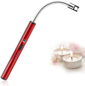 img 4 attached to 🔥 SUUCARE Electric Lighter: USB Rechargeable Candle Lighter with Windproof Plasma Arc, LED Indicator, and Safety Lock – Ideal for Camping, Cooking, BBQ, Fireworks