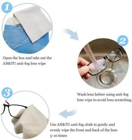 img 1 attached to 🧼 Premium Anti-Fog Cloth: Dry Nano Anti-Fog Glasses Cleaning Wipe for Glasses, Goggles, AR-Eyeglasses, Helmet, Camera Lens - Reusable (1PCS)