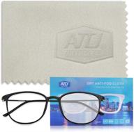 🧼 premium anti-fog cloth: dry nano anti-fog glasses cleaning wipe for glasses, goggles, ar-eyeglasses, helmet, camera lens - reusable (1pcs) logo