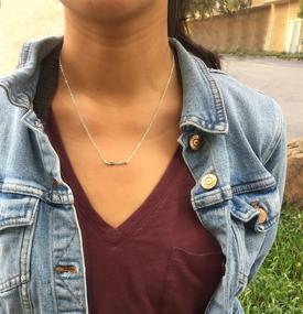 img 3 attached to EFYTAL Sterling Silver Arrow Link Best Friend Necklace Set - Matching Friendship Necklaces | BFF Gift Ideas