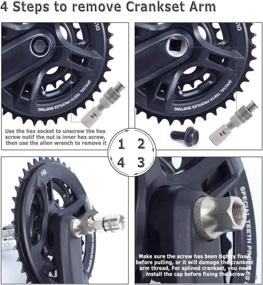 img 2 attached to Acekit Bicycle Compact Crankset Universal