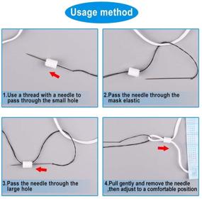 img 2 attached to Enhanced MATIXING Silicone Drawstrings Adjuster Stopper – 30-inch