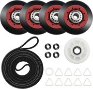 🔧 4392067 dryer maintenance kit for whirlpool kenmore maytag dryers - wpw10314173 roller, 661570v belt, 279640 idler pulley - replaces 4392067vp ap3109602 587637 80047 2015 логотип