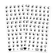 traditional knuckle temporary tattoos removable logo