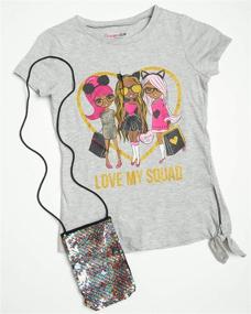 img 3 attached to 🌟 Dreamstar Girls' T-Shirts - Adorable Short Sleeve Graphic Tees with Bonus Gift Accessory (2-Pack)