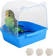 🐦 enhance your pet bird's health with tfwadmx bird cage bath - perfect parrot bath box accessory for budgies, canary, cockatiel, and lovebird logo