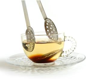 img 1 attached to Stainless Steel Round Tea Bag Squeezer by Norpro - Perfect Size for Optimal Brewing