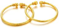 plated bracelet bangles young girls logo