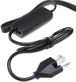 img 1 attached to 🎧 Black Plantronics 38350-13 APC-43 Electronic Hook Switch Adapter
