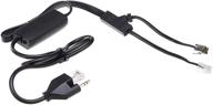 🎧 black plantronics 38350-13 apc-43 electronic hook switch adapter logo