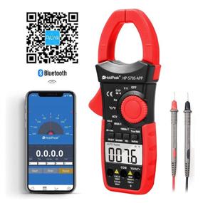 img 4 attached to 🔌 HOLAPEAK HP-570S-APP Digital Clamp Multimeter with Bluetooth Connectivity - Voltage Multimeter & Amp Ohm Tester, 6000 Count with Non-Contact Voltage Detection, Auto Range, AC/DC Voltage, AC/DC Current, Resistance