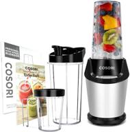 🍹 cosori 9-piece blender for shakes and smoothies 800w auto-blend high speed - ice crushing & frozen fruit mixer, 2x 24oz cups, 1x 12oz cup, etl listed logo