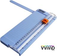 📐 vvivid a4/a5 paper trimmer - 9 inch cutter with security safeguard, measuring grid, and ruler (inches & cm) logo