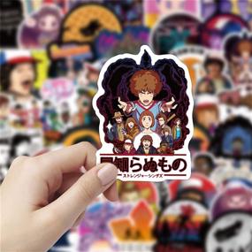 img 3 attached to 50PCS Waterproof Stranger Things Stickers: Trendy TV Show Decals for Water Bottles, Laptop, Skateboard & More