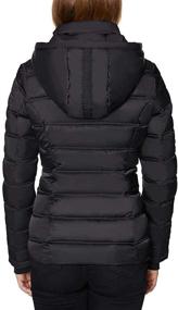 img 1 attached to Nautica Ladies Puffer Jacket Black Women's Clothing