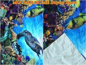 img 1 attached to MOUMOUHOME Mermaid Bedding Microfiber Comforter