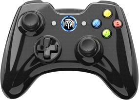 img 3 attached to 🎮 EasySMX Wireless Game Joystick Controller, 2.4G Wireless Gamepad Joystick for PC/Android Phones, Tablets, TV Box - Dual Vibration, Extended 8-Hour Playtime (Dark Black)