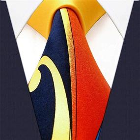 img 3 attached to Classic Multicolor Geometric Print Necktie