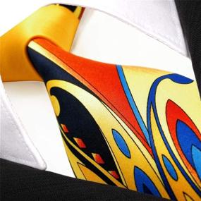 img 2 attached to Classic Multicolor Geometric Print Necktie