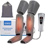 ✨ relax and rejuvenate with renpho leg massager: heated air compression, adjustable wraps, multiple modes & intensities - perfect for muscle relaxation! logo