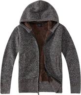 boys' clothing: gioberti melange knitted cardigan sweater logo