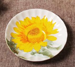 img 2 attached to Exquisite Sunflower Vintage Chintz Porcelain Coffee: Timeless Elegance and Classic Charm