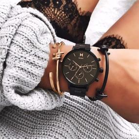 img 1 attached to ⌚ Stylish and Functional: MVMT Women's Analog Chronograph Watch